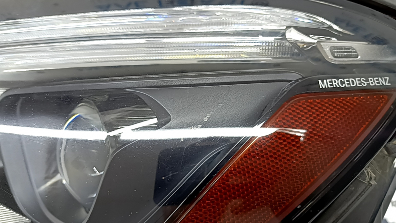Left front headlight assembly for Mercedes W167 GLE 350 450 20-23 LED with seal, sand, scratches