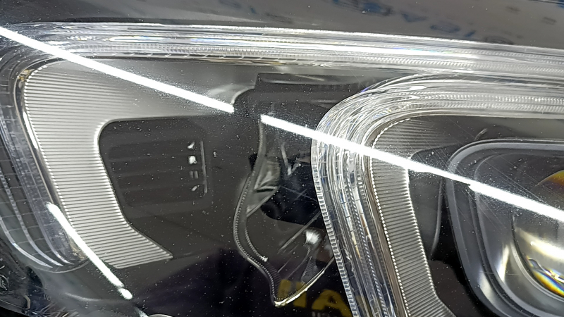 Left front headlight assembly for Mercedes W167 GLE 350 450 20-23 LED with seal, sand, scratches