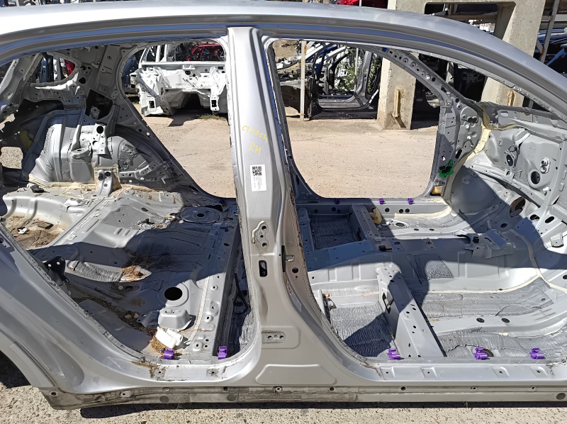 The central right body pillar of the Lexus CT200h 11-17 on the body