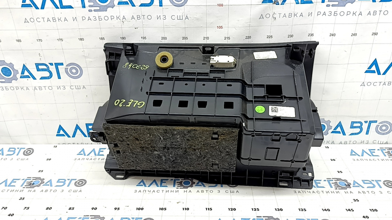 Glove box, glove compartment Mercedes W167 GLE 350 450 20-24 leather black, with lock, scratches