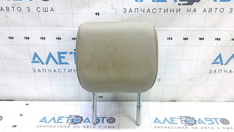 Honda CRV 17-22 passenger seat headrest, beige leather, dry-cleanable