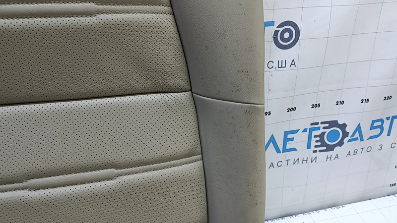 Right rear seat, upper part, Honda CRV 17-19, beige leather, perforated, dry-cleanable