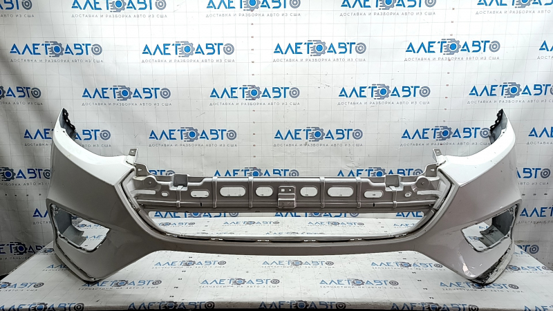 Honda Insight 19-22 white front bumper NH-788P, scratches, nicks, scuffs, broken