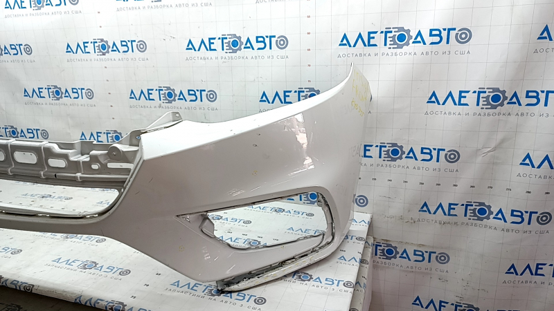 Honda Insight 19-22 white front bumper NH-788P, scratches, nicks, scuffs, broken