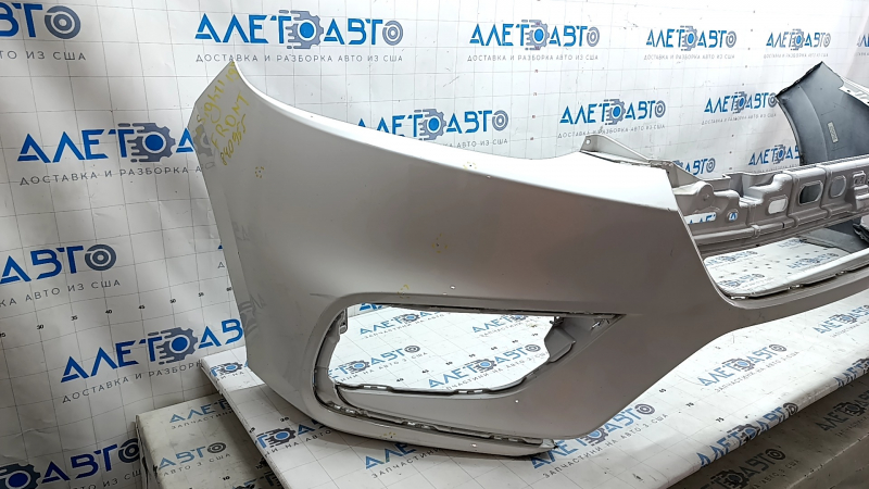 Honda Insight 19-22 white front bumper NH-788P, scratches, nicks, scuffs, broken