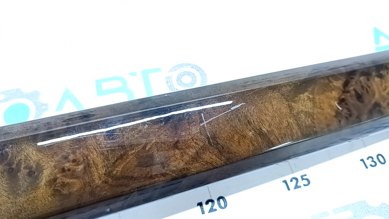 Right front panel trim for Audi A4 B9 17-25, wood grain, quattro, scratches