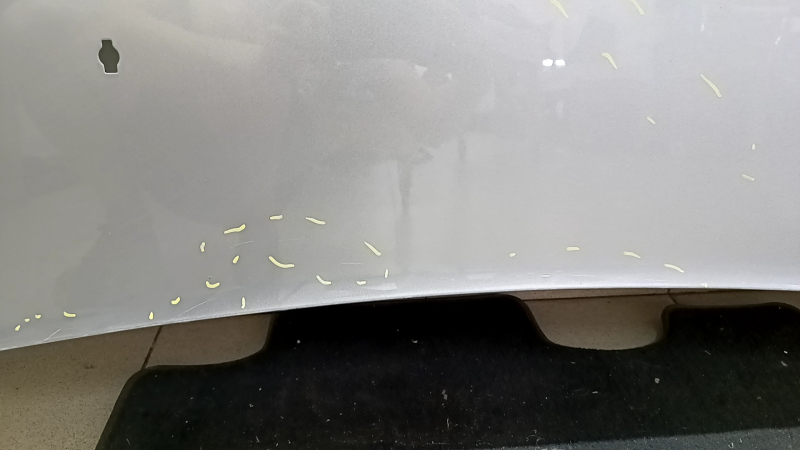 Jeep Compass 17-24 aluminum hood, silver PSC, dents, scratches, painted 0.3-0.45