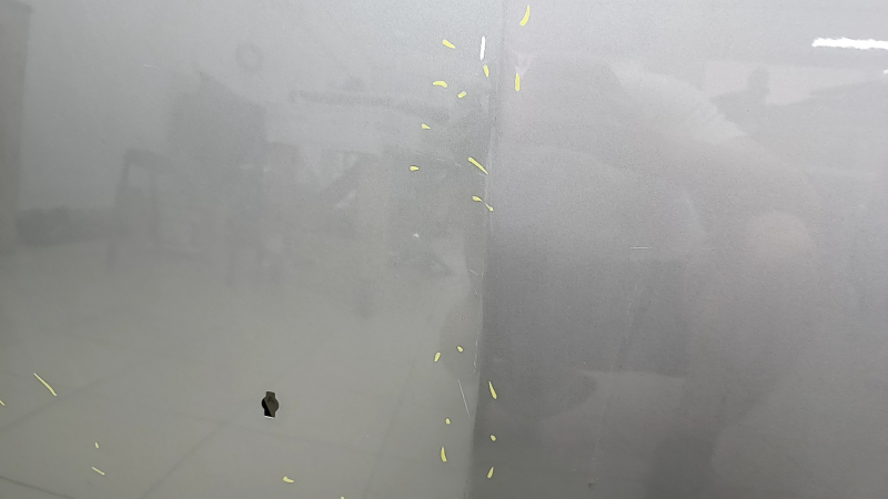 Jeep Compass 17-24 aluminum hood, silver PSC, dents, scratches, painted 0.3-0.45