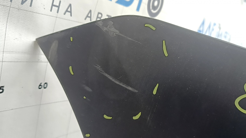 Rear bumper bare Toyota Prius 30 10-15 black, Taiwan, scratches, dents, cracks