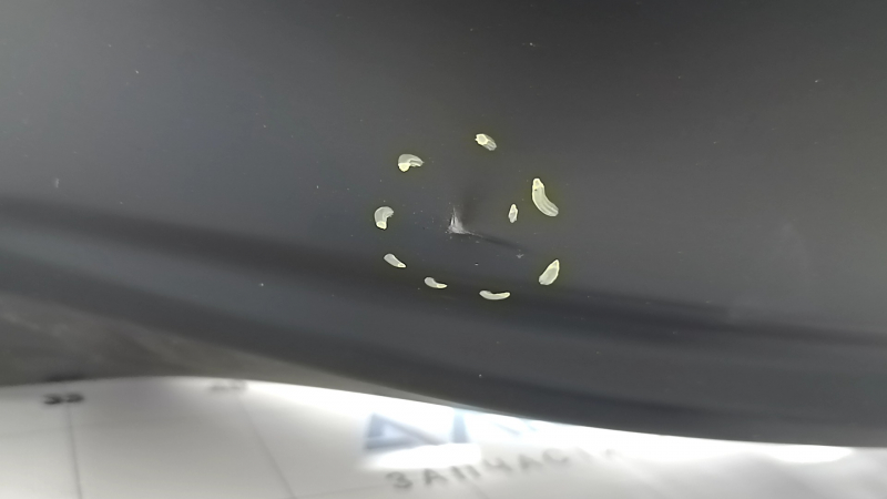Rear bumper bare Toyota Prius 30 10-15 black, Taiwan, scratches, dents, cracks