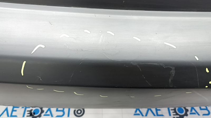 Rear bumper bare Toyota Prius 30 10-15 black, Taiwan, scratches, dents, cracks