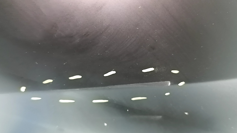 Rear bumper bare Toyota Prius 30 10-15 black, Taiwan, scratches, dents, cracks