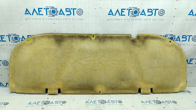 Toyota Venza 21-24 hood insulation has tears and the coating has peeled off on the back side.