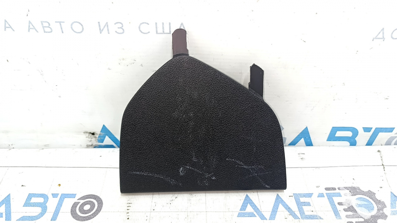 Left trunk lid trim plug for BMW X3 G01 18-21, black, broken fasteners, scratches