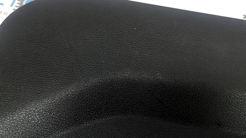 Jeep Renegade 15-23 black tailgate trim with scratches, cracks in fasteners, and abrasions