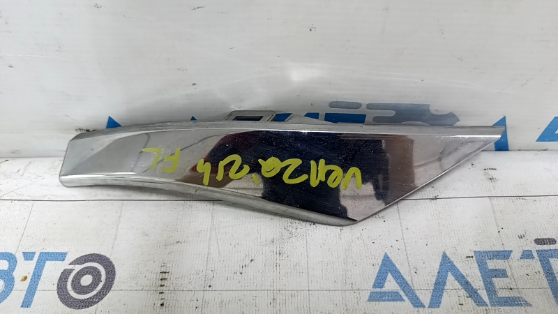Lower left front bumper molding for Toyota Venza 21-24, chrome, sand