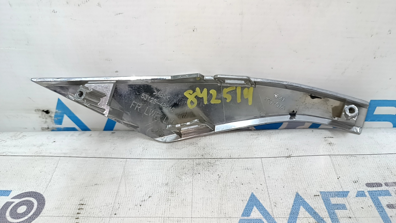Lower left front bumper molding for Toyota Venza 21-24, chrome, sand