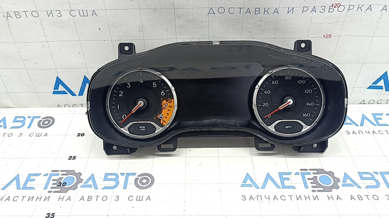 Instrument cluster Jeep Renegade 15-17 pre-restoration large display, 128k, scratches, glass defect, scuffed