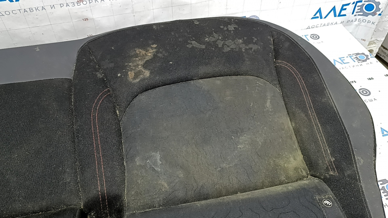 Jeep Renegade 2nd Row Rear Seat Cushion 15-20 Black, Trailhawk, Red Stitching, Dry Cleanable