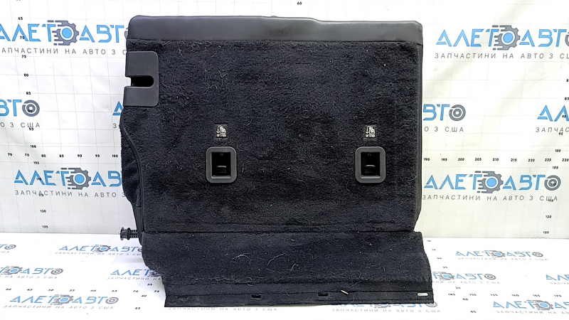 Left rear seat back for Jeep Cherokee KL 19-23, black leather, perforated, with armrest