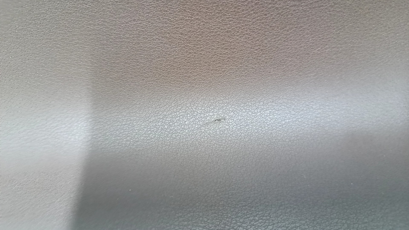 Door trim panel rear left Toyota Venza 21-22 LE, XLE leather brown with gray, dark gray trim, with handle, with button, scratches