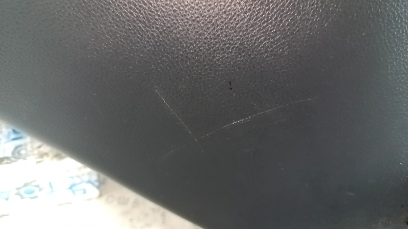 Door trim panel rear left Toyota Venza 21-22 LE, XLE leather brown with gray, dark gray trim, with handle, with button, scratches