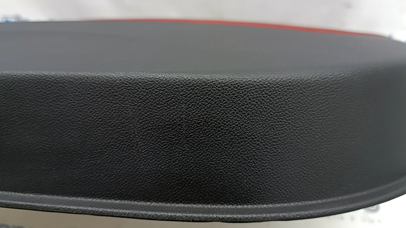 Alfa Romeo Stelvio 18-25 front right door panel, black with red leather, with wood insert, with handle, scratches