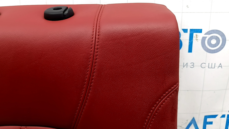 Alfa Romeo Stelvio 18-21 rear seat backrest, 2nd row, right, red leather, dents