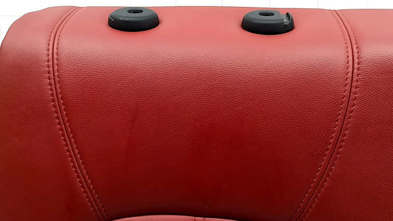 Alfa Romeo Stelvio 18-21 rear seat backrest, 2nd row, right, red leather, dents
