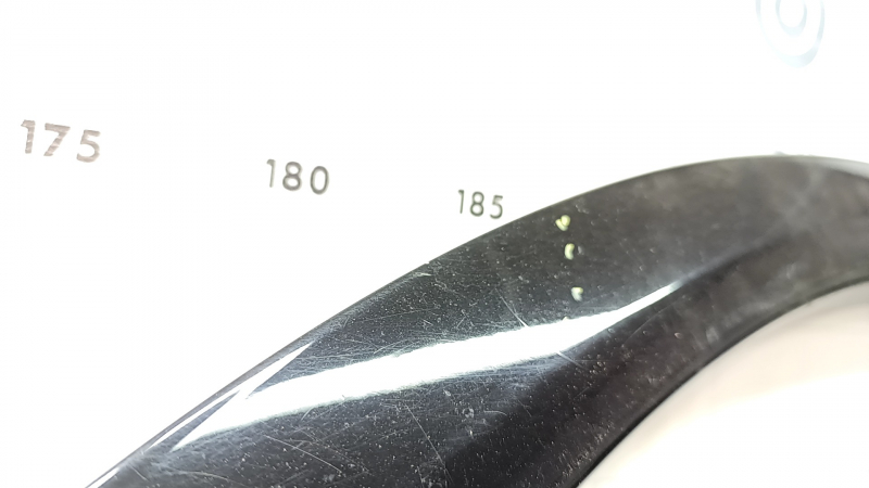 Rear left fender arch trim for Audi Q5 80A 18-24, minor scratch, broken fasteners