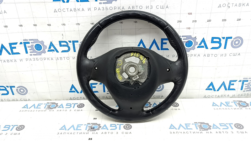 BMW X5 F15 14-18 steering wheel, black leather, heated, Sport, scratches, tears