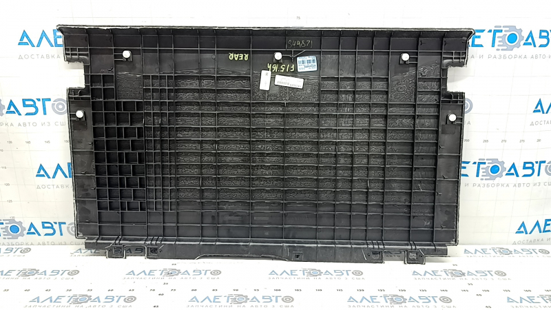 The trunk floor, front part of the BMW X5 F15 16-18 plug-in, black, for 2 rows, for cleaning
