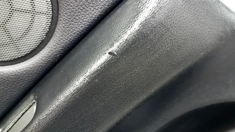 Door trim card rear left BMW X5 F15 14-18 leather black Dakota without curtain, Harman Kardon, insert and armrest black leather, molding under the tree, with illumination and handle, scratches, dents,