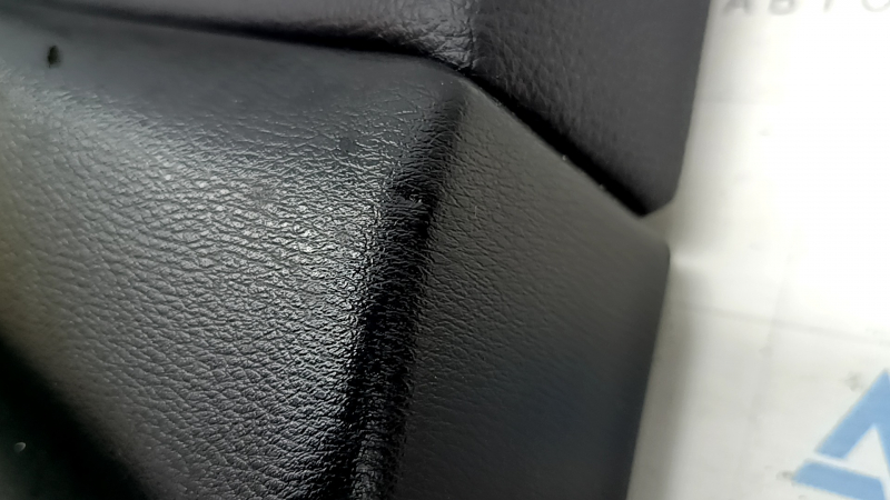 Door trim card rear left BMW X5 F15 14-18 leather black Dakota without curtain, Harman Kardon, insert and armrest black leather, molding under the tree, with illumination and handle, scratches, dents,