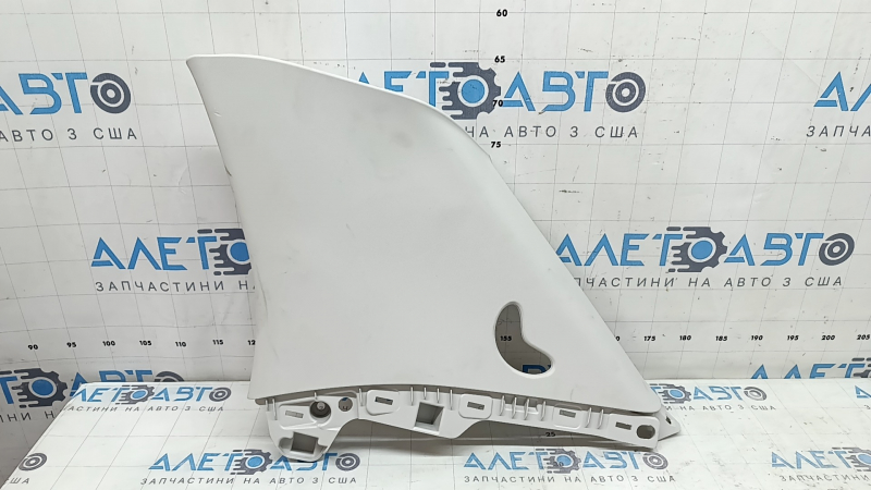 Right rear pillar trim panel in front of the window, Ford Bronco Sport 2021-2025, gray, scratches, needs cleaning, worn
