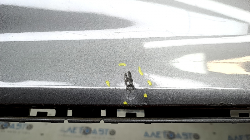 Bare rear bumper Mercedes CLA 14-19 USA, graphite 787, without parking sensors, scratches