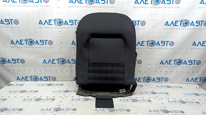 Upper driver's seat trim for Ford Bronco Sport 2021-25, heated, black and dark gray leather combination, ready to clean