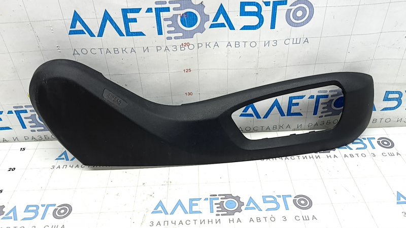 BMW X5 F15 14-18 passenger seat control trim panel for electric use, black