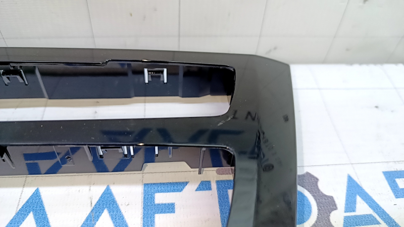 BMW 3 F30 15-18 Restored Radio and Climate Control Frame Trim, Gloss Black, Backlit, Scratched