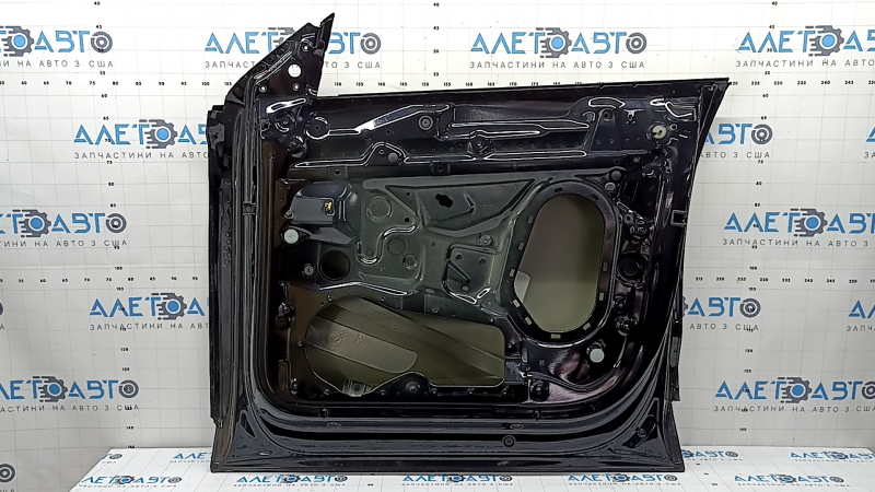 Bare front right door for Audi Q8 19-25 aluminum, with door stop, black LC9X