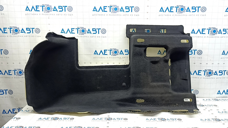 Front right floor covering for Audi Q8 19-25, black, for cleaning