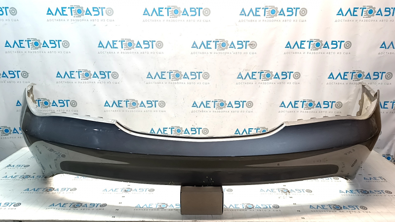 Bare rear bumper Mercedes CLA 14-19 USA, graphite 787, without parking sensors, scratches