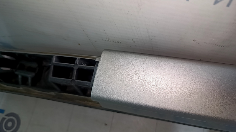Left longitudinal roof rail for Kia Niro 17-22, gray, chrome trim