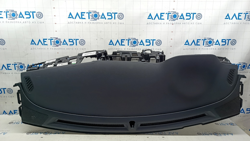 Front dashboard with AIRBAG Kia Niro 17-19 HEV, PHEV black, without central speaker, dents, scratches, broken mesh fasteners