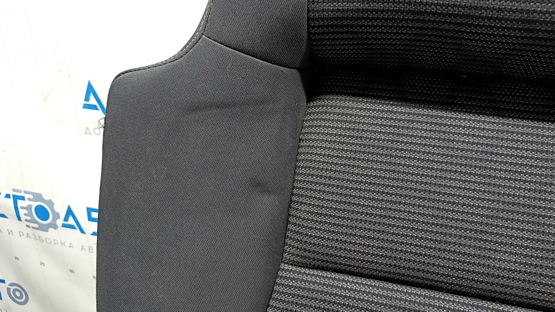 Rear seat cushion, 2nd row, Kia Niro 17-22 HEV, PHEV, combination black, cloth, needs cleaning, scuffs
