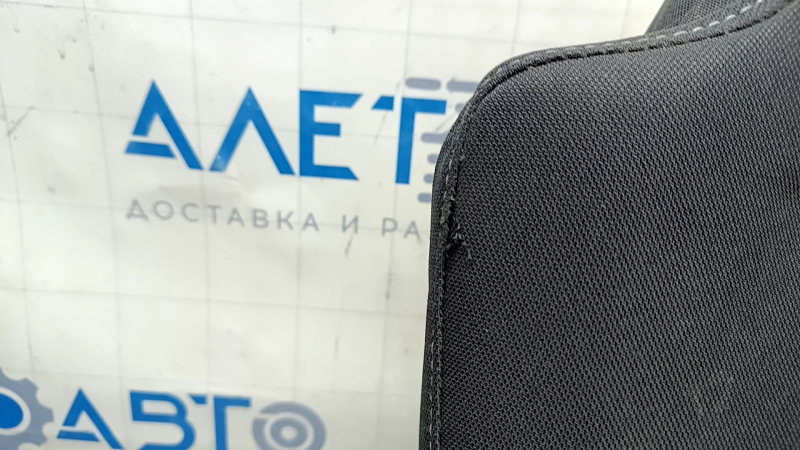 Rear seat cushion, 2nd row, Kia Niro 17-22 HEV, PHEV, combination black, cloth, needs cleaning, scuffs