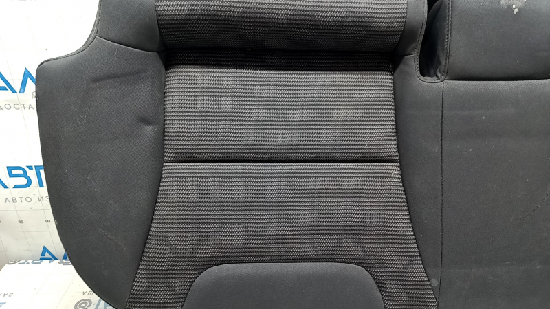 Rear seat cushion, 2nd row, Kia Niro 17-22 HEV, PHEV, combination black, cloth, needs cleaning, scuffs