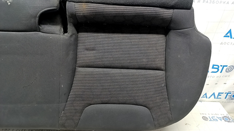 Rear seat cushion, 2nd row, Kia Niro 17-22 HEV, PHEV, combination black, cloth, needs cleaning, scuffs