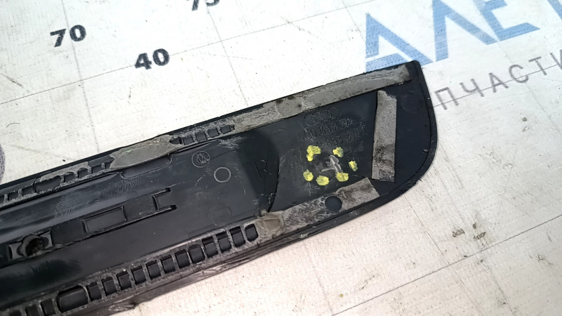 Audi A6 C7 12-18 S-line outer door sill trim, front left, scratches