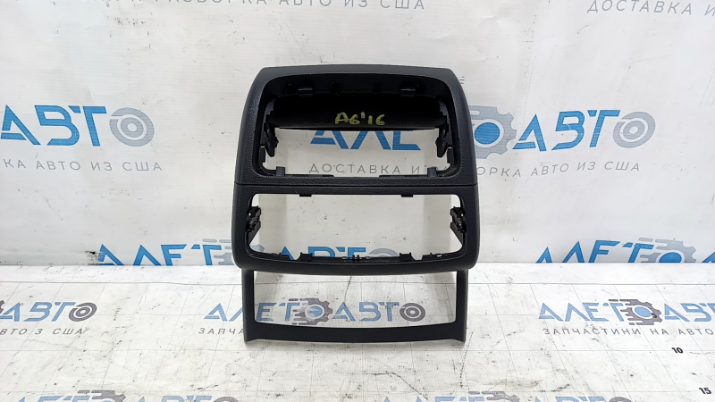 Rear center console trim for Audi A6 C7 12-18 black, scratches, break